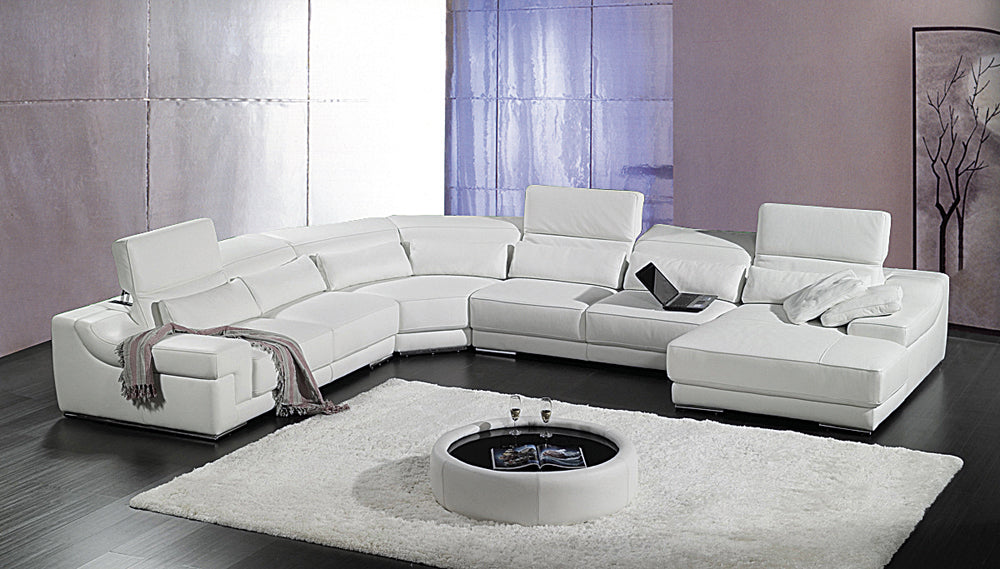 Modern Style Top Graded Leather Sofa